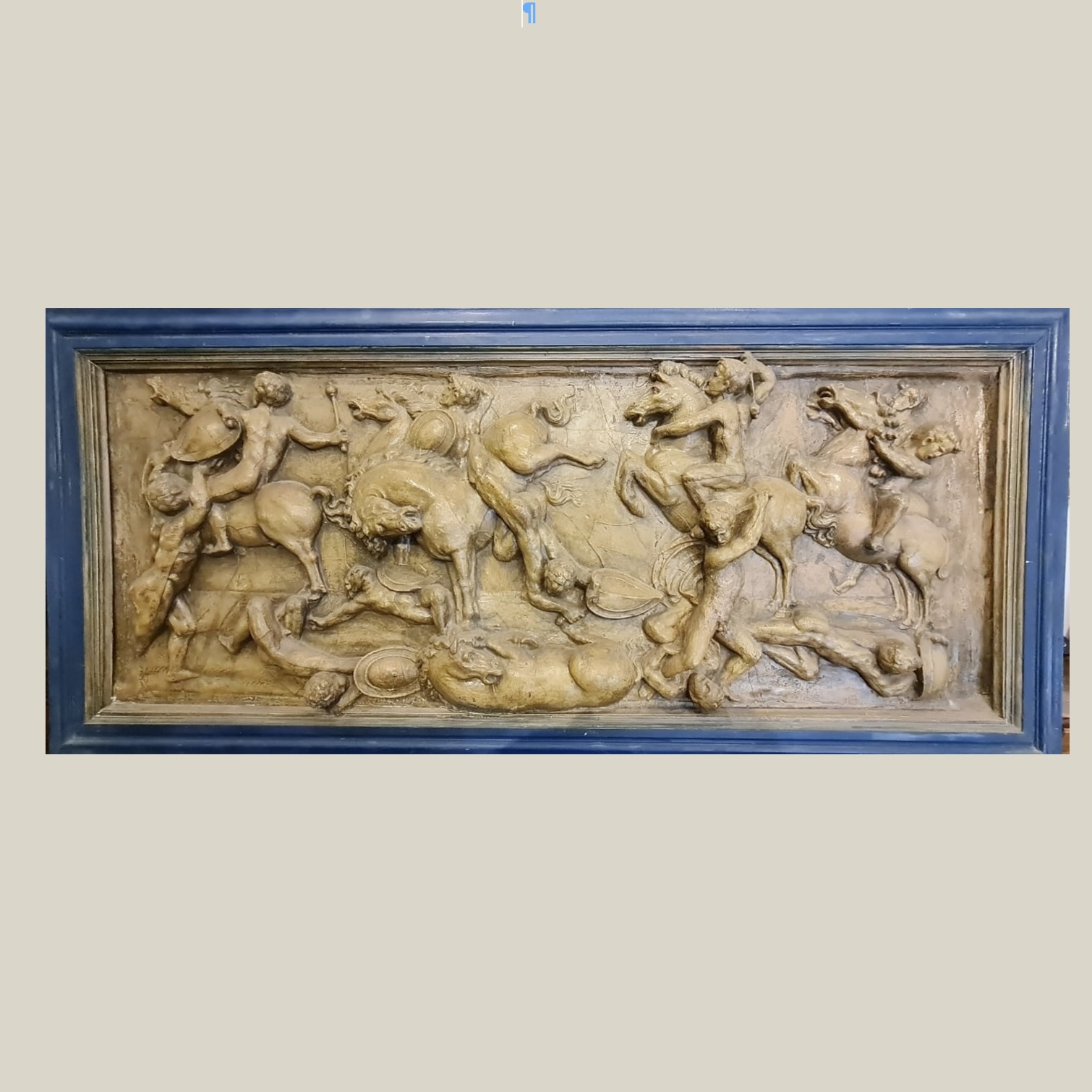 17th/18th Century Plaster Museum Copy Of A Renaissance Frieze